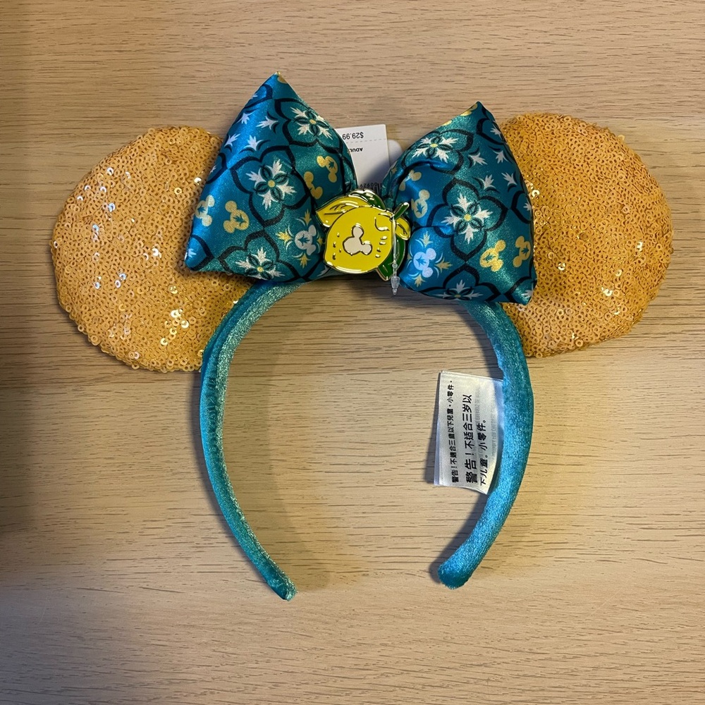 Lemon Disney Minnie Mouse Ears